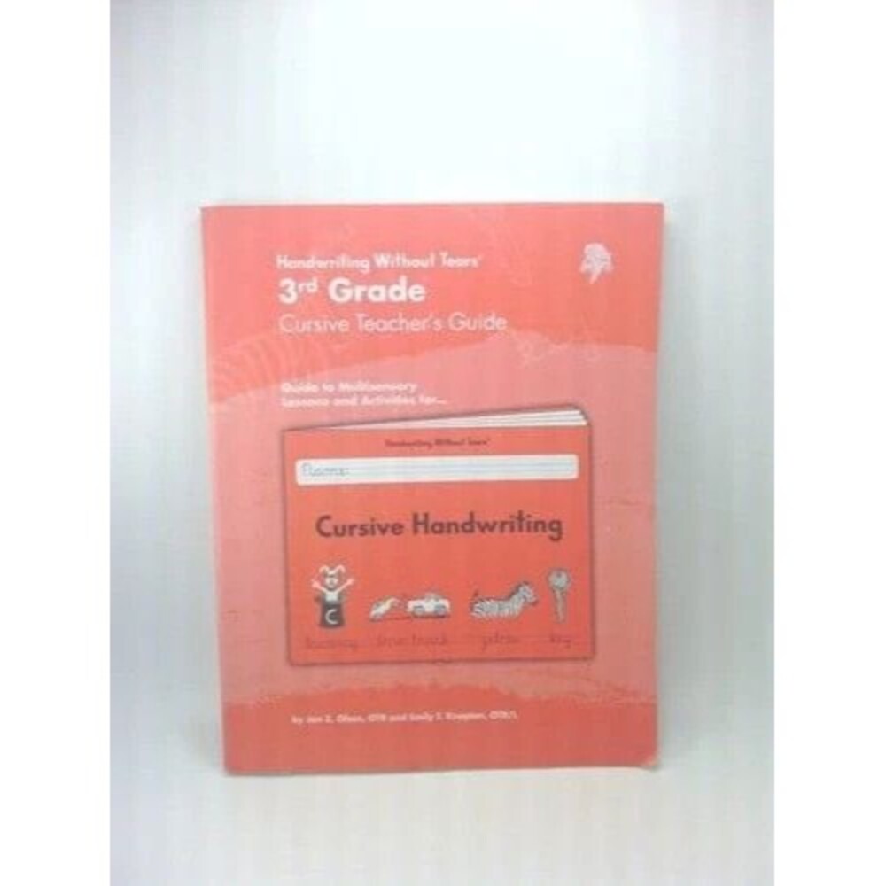 3rd Grade Cursive Teacher's Guide by Jan Olsen, NEW Book